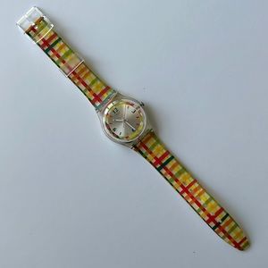2005 Swatch watch in Plaid